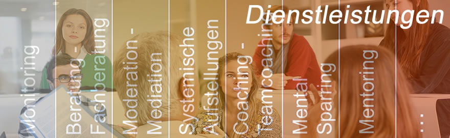 Dienstleitungen & Arbeitsmethoden:  Beratung, Fachberatung Coaching, Mental Sparring, Mentoring, Monitoring, Coaching - The Good Solution GmbH - www.ch-aufstellungen.ch